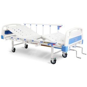 Manual Hospital Bed – 2 Function with Mattress – Mediscope