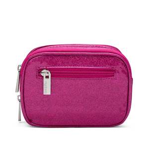 Myabetic: Clark Diabetes Compact Double Zip - Pink Glitter