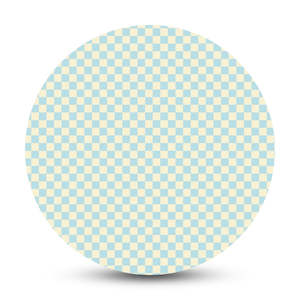 Printed Patch: Baby Blue Check- Full Cover