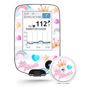 Freestyle Libre Reader & 1x Sensor Decal - Little Princess