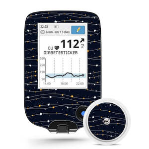 Freestyle Libre Reader & 1x Sensor Decal - Galaxy