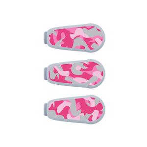 Dexcom G6 Transmitter Decals x3 - Camo Pink