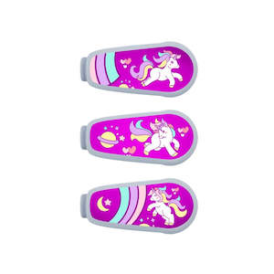 Dexcom G6 Transmitter Decals x3 - Unicorn Purple