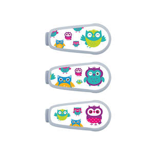 Dexcom G6 Transmitter Decals x3 - Owl