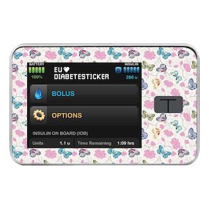 Tandem Tslim Pump Decals: Tandem t:slim Pump Decal - Pretty Butterflies