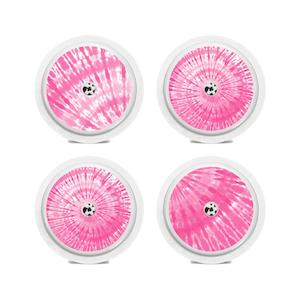 Freestyle Libre Sensor Decal x4 - Tie Dye Pink