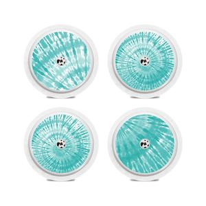 Freestyle Libre Sensor Decal x4 - Tie Dye Mint