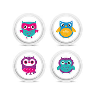 Freestyle Libre Sensor Decals x4 - Owls