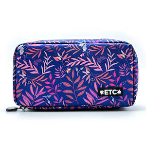 Kids Kits Bags: ETC - NAVY LEAVES DIABETIC KITBAG