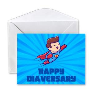 MedStyle: Greeting Card - Happy Diaversary