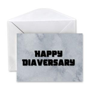 MedStyle: Greeting Card - Happy Diaversary