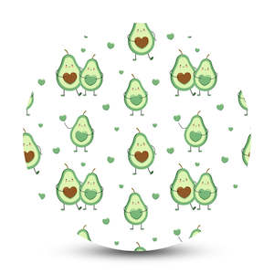 Printed Patch: Avocado - Full Cover