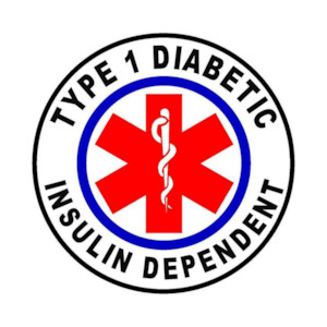 Type 1 Diabetic: Insulin Dependent Temporary Tattoo