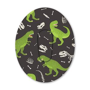 Dexcom G6 Patch: Dinosaur Skeletons - Inner Cut