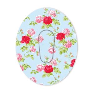 Dexcom G6 Kids Patch Range: Dexcom G6 Patch: Vintage Floral - Inner Cut