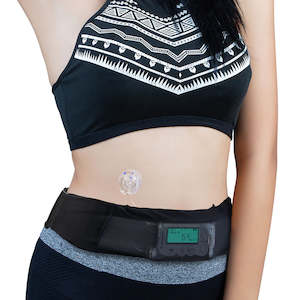 Dia-Belt Mesh Window: For Insulin Pumps - Black