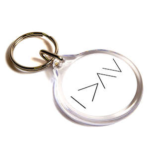 I am greater than my highs and lows Keychain