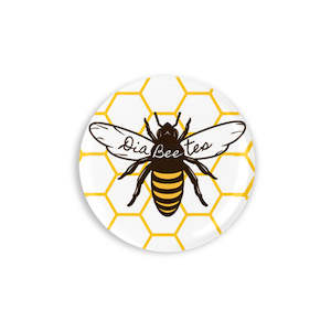 Dia-BEE-tes  Button Badge