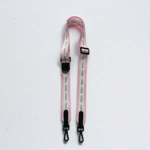 Pink I am Greater Than... Logo Diabetes Crossbody Strap