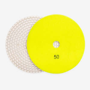 Tool, household: WHITE Polishing Pad - 50Grit- 180mm 7"