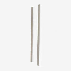 450mm Vacumm Floor Tool Grey Replacement Rub Strips - Pair