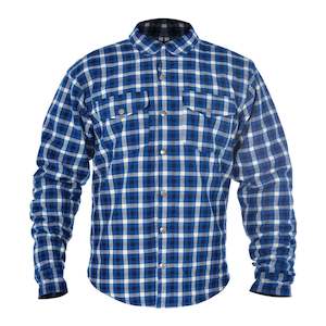 Oxford Kickback Shirt - Blue / White