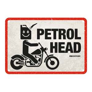 Oxford: Oxford Garage Metal Sign: "Petrol Head"