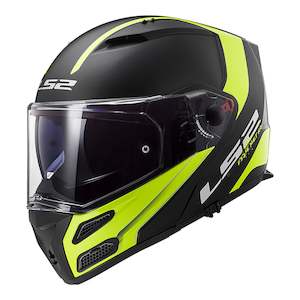 LS2 FF324 Metro Evo Rapid Helmet - Matte Black / Yellow