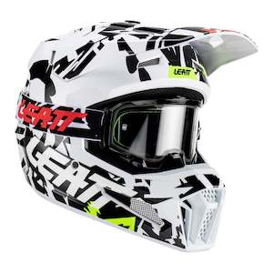 Off Road Helmets: Leatt 2023 3.5 Helmet - Zebra