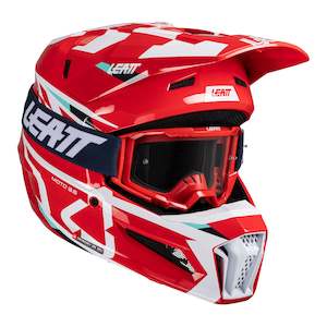 Off Road Helmets: Leatt 2025 3.5 Helmet Kit - Red