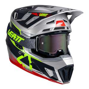 Off Road Helmets: Leatt 2025 7.5 Helmet Kit - Steel