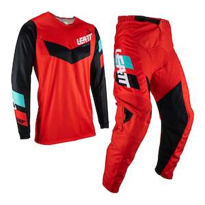 Off Road Pants: Leatt 2023 3.5 Ride Kit - Red