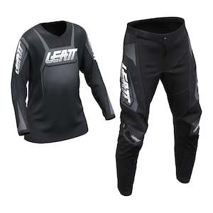 Off Road Pants: Leatt 2025 3.5 Mini Ride Kit - Black