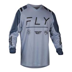 Off Road Jerseys: Fly Racing 2024 F-16 Jersey - Arctic Grey / Stone