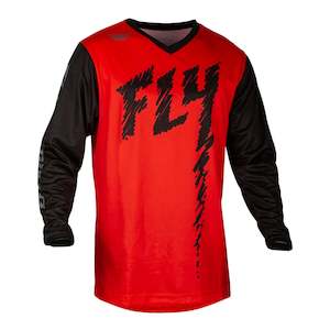 Fly Racing 2024 Youth F-16 Jersey - Red / Black / Grey