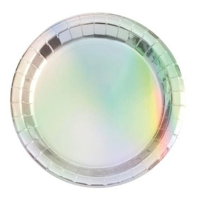 Iridescent Paper Plates