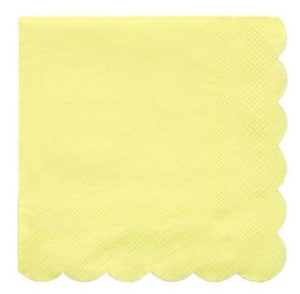 Pale Yellow Small Napkins