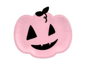 Pink Pumpkin Plates