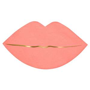 Pink Lip Napkins