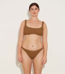 Xandra Bikini Set Metallic Cocoa