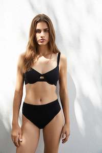 Mia U/W Bikini Top Black