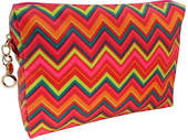 Cosmetic Clutch - Bright Zig Zag