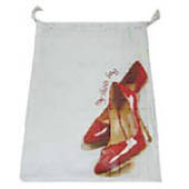 Shoe Travel Bag - White/Red High Heels