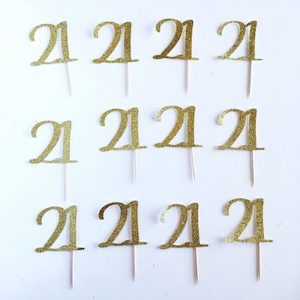 “Number” Cupcake Toppers