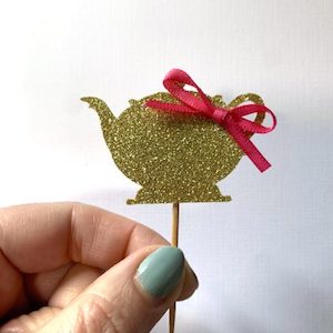 Teapot Cupcake Toppers