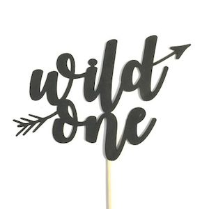 Wild One Cake Topper