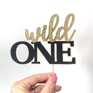 Wild One Cake Topper 2