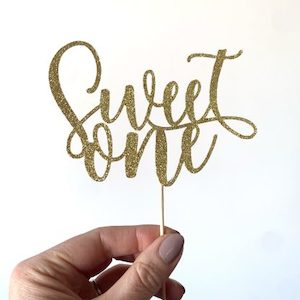 Sweet One Cake Topper