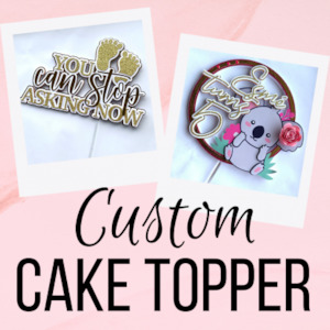 Custom Cake Topper