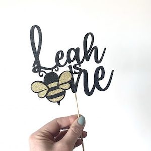 Bee One Cake Topper